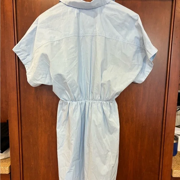 2/$40 NWT Abercrombie & Fitch Button Down Ruched Dress - Picture 8 of 10